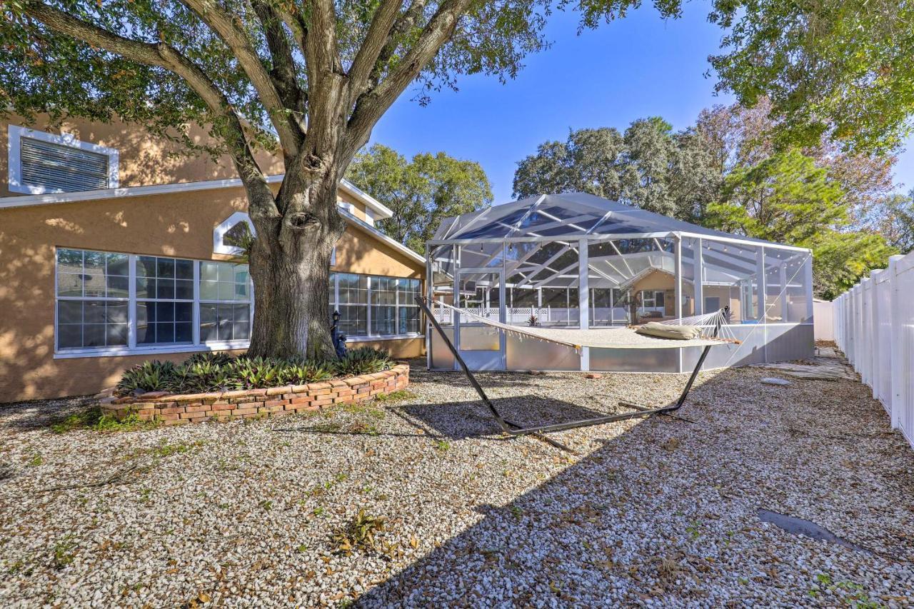 Cozy Home In Heart Of Tampa With Lanai And Pool! エクステリア 写真