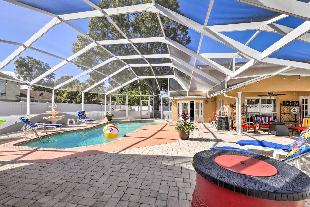 Cozy Home In Heart Of Tampa With Lanai And Pool! エクステリア 写真